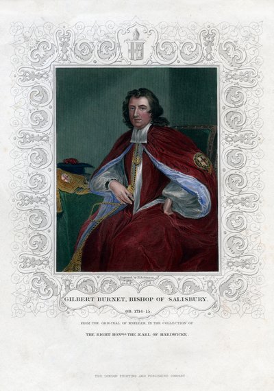 Gilbert Burnet, skotlantilainen teologi ja historioitsija, 1800-luku tekijältä H. Robinson