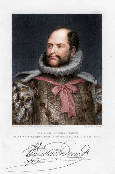 Prinssi Augustus Frederick, Sussexin herttua, 1800-luku tekijältä H. Robinson