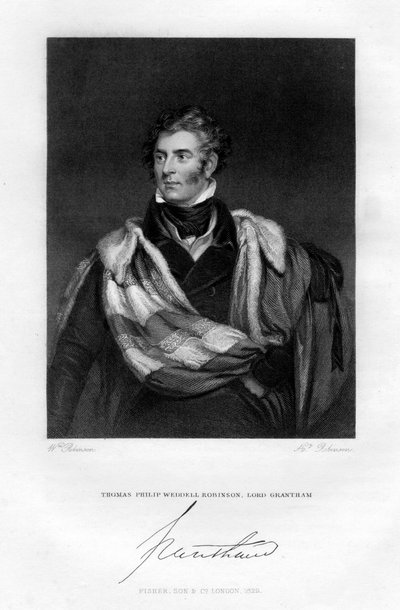 Thomas Philip Weddell Robinson, Lord Grantham, 1829 tekijältä H. Robinson