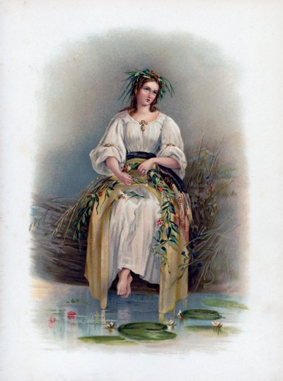 "Ophelia", 1891. tekijältä H Saunders