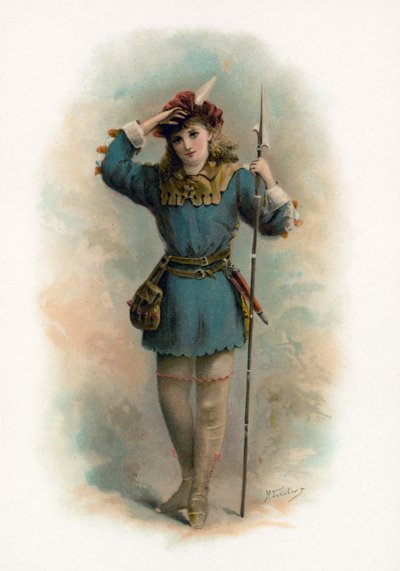 Rosalind elokuvasta As You Like It tekijältä H. Saunders