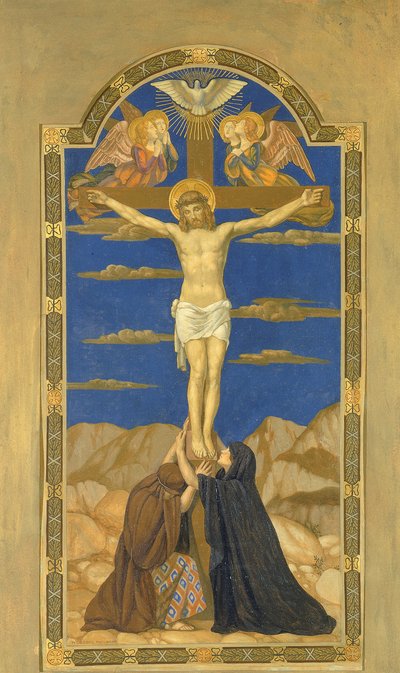 Ristiinnaulitseminen, 1915-1925. tekijältä H. Siddons Mowbray