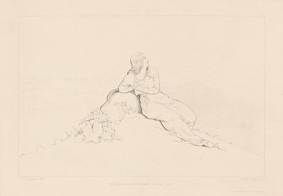 Auringonnousu veti hänen ajatuksensa Eurooppaan tekijältä H. W. Collard, after George Elgar Hicks