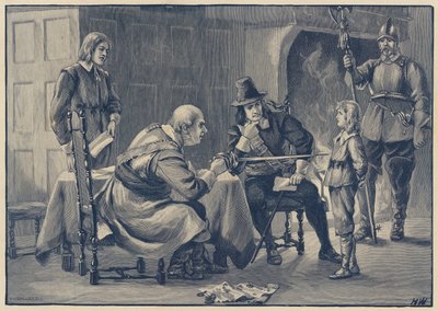 Missä on isäsi (litografia) tekijältä H. Walker