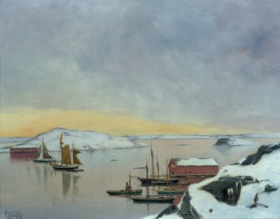Veneitä satamassa tekijältä Haakon Kaulum