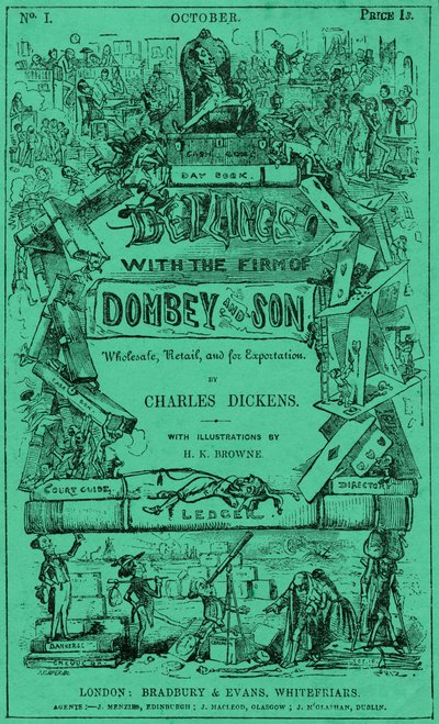 Charles Dickens - Dombey ja poika tekijältä Hablot Knight Browne