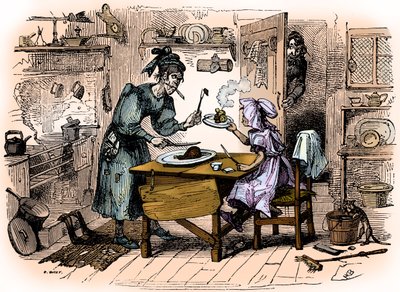 Charles Dickensin "The Old Curiosity Shop" tekijältä Hablot Knight Browne