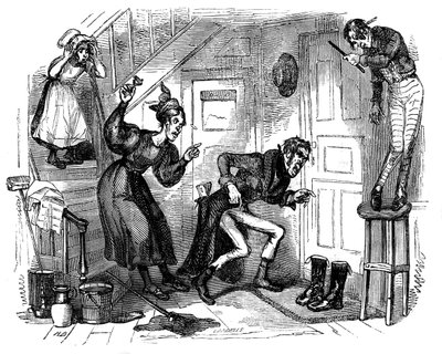 Charles Dickensin "The Old Curiosity Shop" tekijältä Hablot Knight Browne