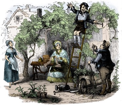 Charles Dickensin "The Old Curiosity Shop" tekijältä Hablot Knight Browne