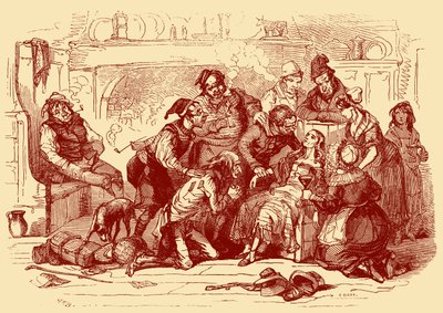 Charles Dickensin "The Old Curiosity Shop" tekijältä Hablot Knight Browne