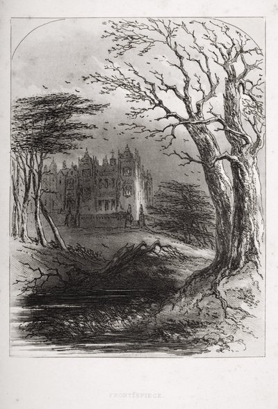 Etukappale Charles Dickensin (1812-70) "Bleak Housesta" julkaistiin 1853 tekijältä Hablot Knight Browne