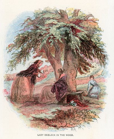 Kuvitus Bleak Housesta tekijältä Hablot Knight Browne