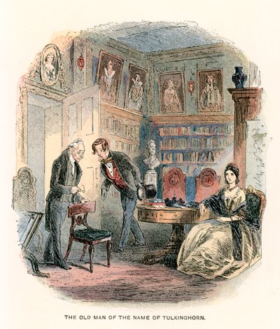 Kuvitus Bleak Housesta tekijältä Hablot Knight Browne
