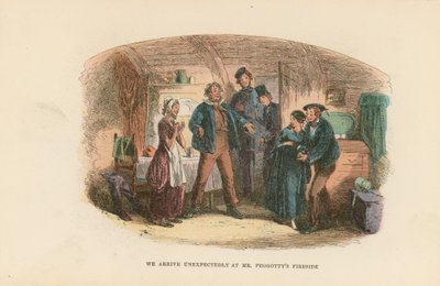Kuvitus David Copperfieldille tekijältä Hablot Knight Browne