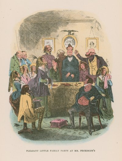 Kuvitus Martin Chuzzlewit -teokseen tekijältä Hablot Knight Browne