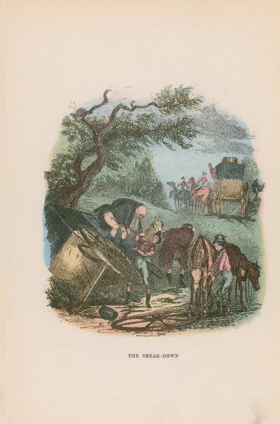 Kuvitus Pickwick Papersille tekijältä Hablot Knight Browne