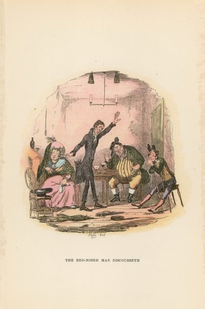 Kuvitus Pickwick Papersille tekijältä Hablot Knight Browne