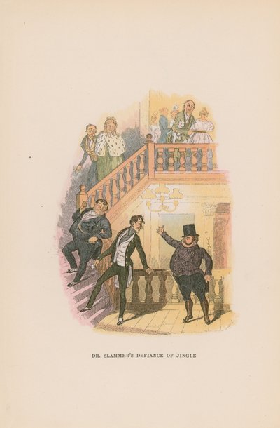 Kuvitus Pickwick Papersille tekijältä Hablot Knight Browne