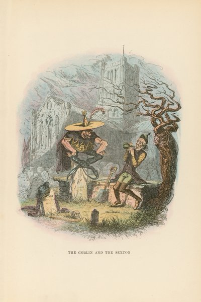 Kuvitus Pickwick Papers -teokseen tekijältä Hablot Knight Browne