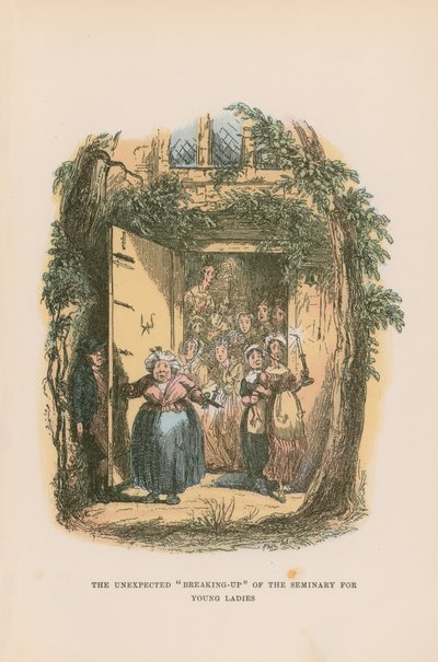 Kuvitus Pickwick Papersille tekijältä Hablot Knight Browne