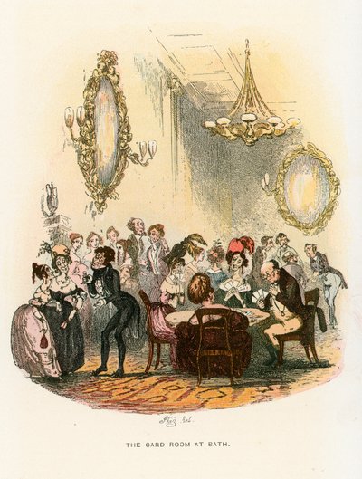 Kuvitus Pickwick Papersille tekijältä Hablot Knight Browne