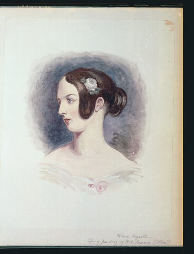 Mary Hogarth, n. 1890 (wc paperilla) tekijältä Hablot Knight Browne