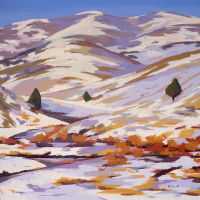 Maaliskuun melodia, noin 2025 (öljy kankaalle) tekijältä Hadley Rampton