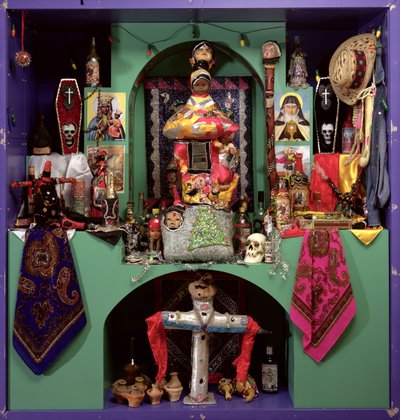 Voodoo alttari tekijältä Haitian School