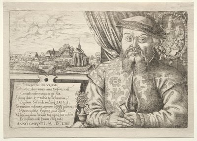 Hieronymus Schurstab, Nürnbergin pormestari, 1554. tekijältä Hanns Sebald Lautensack