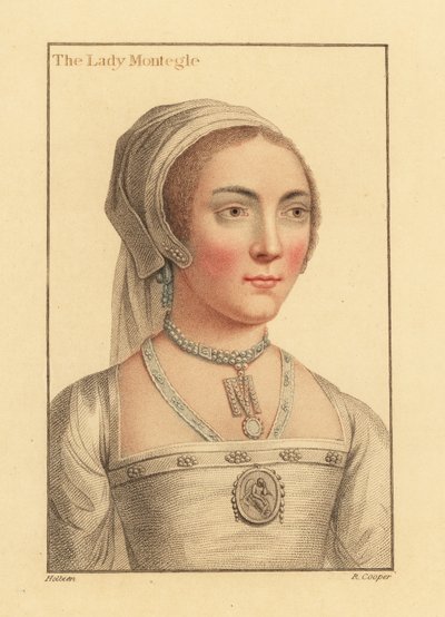 Lady Mary Brandon, paronitar Monteagle tekijältä Hans (after) Holbein the Younger