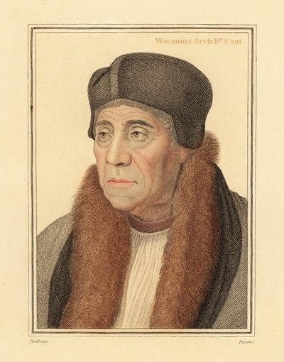 William Warham, Canterburyn arkkipiispa tekijältä Hans (after) Holbein the Younger