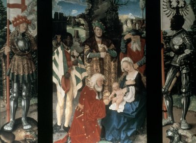 Maagien palvonta, 1507 tekijältä Hans Baldung