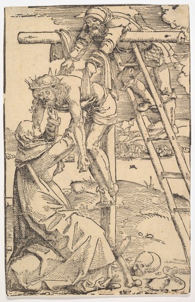 Laskeutuminen ristiltä, 1505. tekijältä Hans Baldung