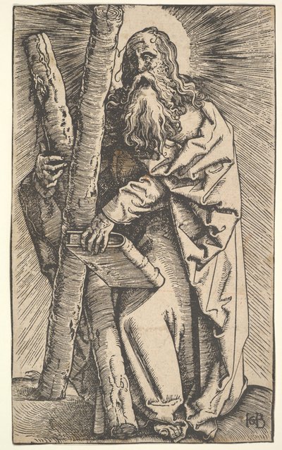 Pyhä Andreas, 1400-1500-luku. tekijältä Hans Baldung