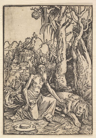 St. Jerome in the Desert, 1511. tekijältä Hans Baldung