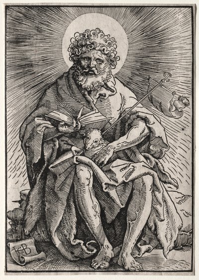 Pyhä Johannes Kastaja tekijältä Hans Baldung