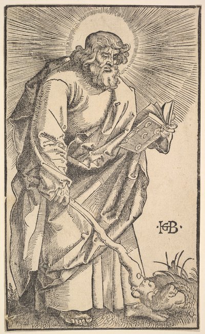 Pyhä Juudas Tadeus Kristuksesta ja apostoleista, 1519. tekijältä Hans Baldung