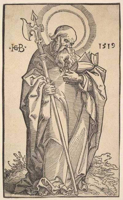 Pyhä Matteus Kristuksesta ja apostoleista, 1519. tekijältä Hans Baldung