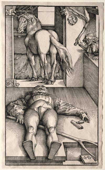 Lumottu sulhanen, 1544-45. tekijältä Hans Baldung