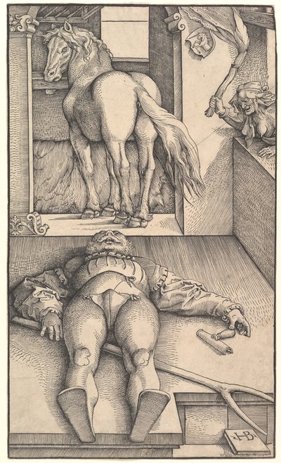 Lumottu sulhanen, n. 1544. tekijältä Hans Baldung