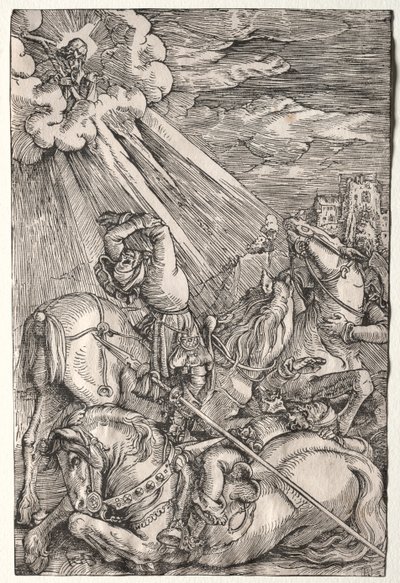 Pyhän Paavalin kääntymys tekijältä Hans Baldung