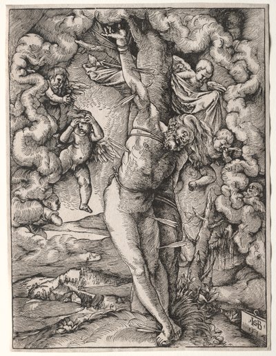 Suuri St. Sebastian tekijältä Hans Baldung