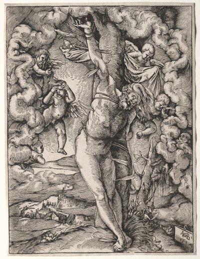 Suuri Pyhä Sebastian, 1514. tekijältä Hans Baldung