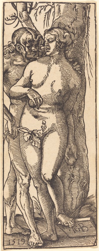 Aatami ja Eeva tekijältä Hans Baldung Grien