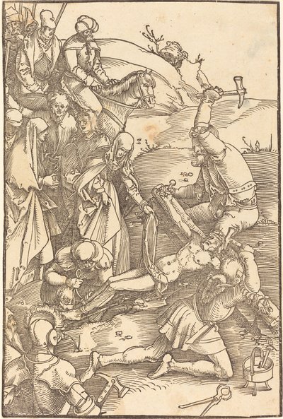 Kristus ristiin naulittu tekijältä Hans Baldung Grien