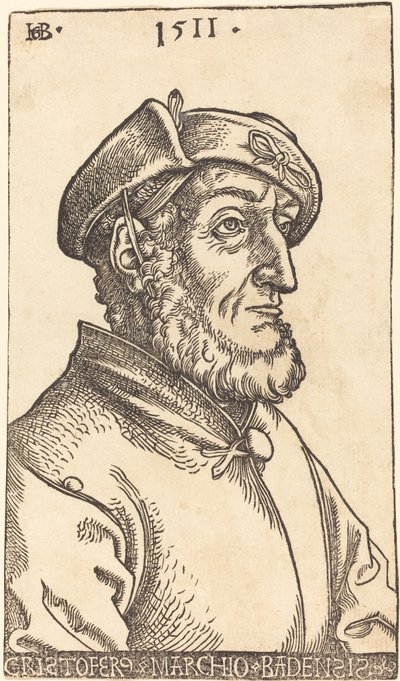 Christopher, Badenin markkreivi tekijältä Hans Baldung Grien