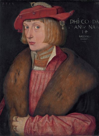 Saksa: kreivi Philip Soturi Philip Bellicosus kreivi Philip Bellicosus tekijältä Hans Baldung Grien