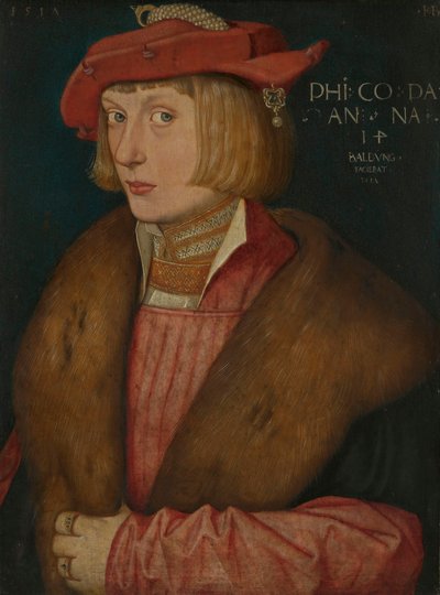 Saksa: kreivi Philip Soturi Philip Bellicosus kreivi Philip Bellicosus tekijältä Hans Baldung Grien