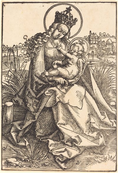 Madonna ja lapsi Grassy Bankissa tekijältä Hans Baldung Grien