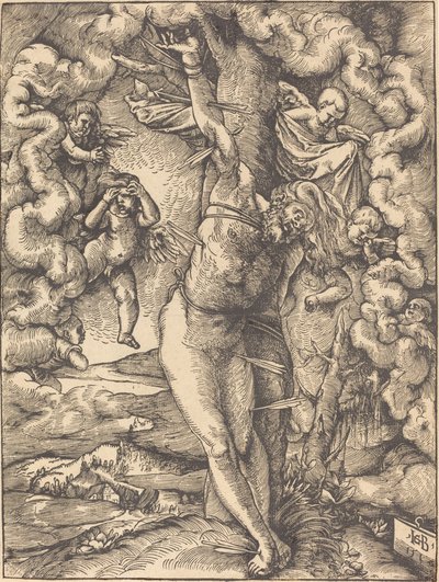 Pyhä Sebastian tekijältä Hans Baldung Grien